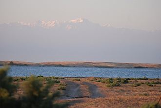 Nad brzegiem jeziora Bałchasz 151kB, .JPG