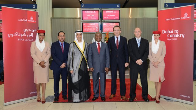 Emirates wylądowały w Gwinei