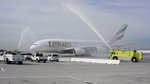 A Water Cannon Salute Welcomes the Emirates' A380 in Los Angeles.jpg A Water Cannon Salute Welcomes the Emirates' A380 in Los Angeles.jpg