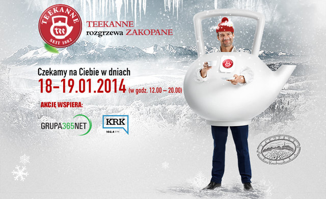 Do Zakopanego dotarła wyjątkowa dostawa. TEEKANNE rozda ćwierć miliona herbat.