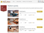 Podstrona wyborów apartamentów w Hotel Willa Port Widok graficzny podstrony - Hotel Willa Port