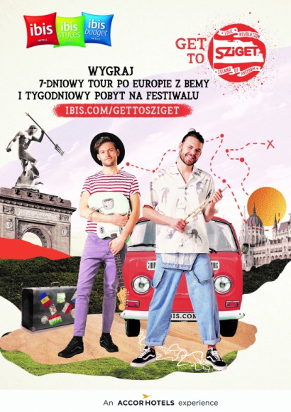 „Get to Sziget” – wygraj muzyczną przygodę z rodziną hoteli ibis! LIFESTYLE, Podróże - Rodzina hoteli ibis, której pasją jest muzyka, zaprasza do wspólnej podróży, pełnej energetycznych dźwięków i doskonałej zabawy. Już 9 maja startuje wyjątkowy konkurs realizowany w ramach kampanii „Get to Sziget”.