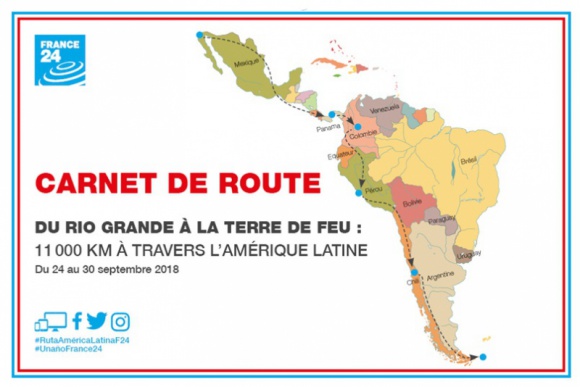 Od Rio Grande do Ziemi Ognistej - France 24 LIFESTYLE, Podróże - Do niedzieli 30 września o godzinie 8:00 Od Rio Grande do Ziemi Ognistej. 11 000 kilometrów przez Amerykę Łacińską.
