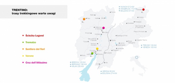 Trentino: szlaki trekkingowe warte uwagi LIFESTYLE, Podróże - Trentino to malowniczy region położony w północno-wschodniej części Włoch. Teren ten jest bogaty w jeziora, góry, skały, które zapewnią miłośnikom wędrówek niesamowite doznania wizualne. Oto kilka szlaków, które zachwycają najbardziej.